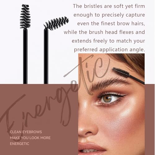Clear Brow Wax with Flexible Brush - Waterproof & Smudge-Proof