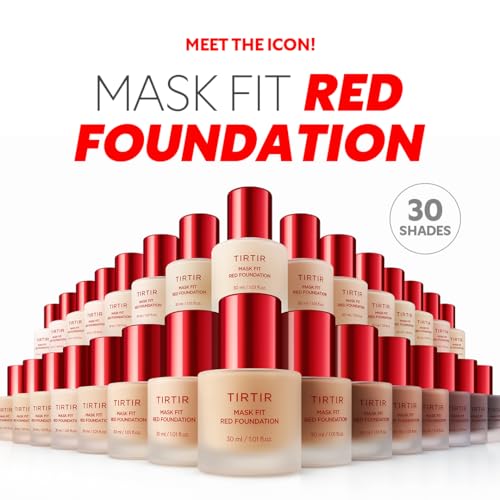 TIRTIR Mask Fit Red Foundation #21N Ivory 1.01 Fl Oz