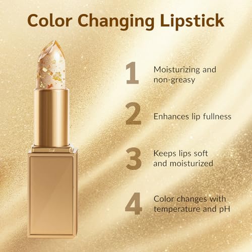pH Color-Changing Lipstick - Transfer-Proof, Long-Lasting 2 Pack