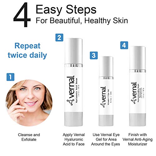 Vernal All-in-One Anti Aging Moisturizer ? Infused Wrinkle Smoothing Cream | Get Smoother, Firmer Luminous Looking Skin Without Injections or Fillers | Best Anti Wrinkle Cream That Really Works