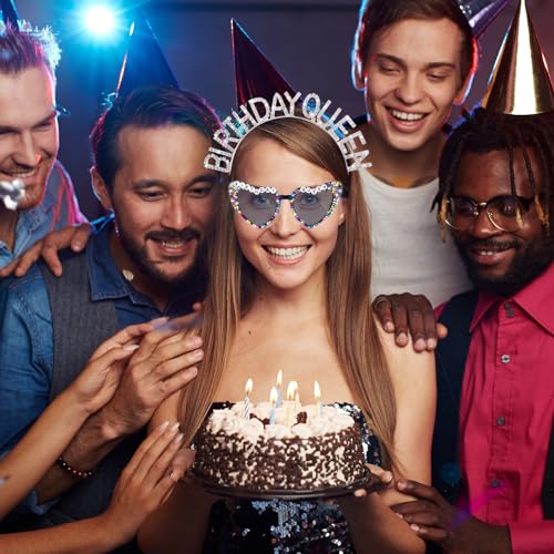 Birthday Queen Sunglasses & Crown Tiara Set – Party Accessories