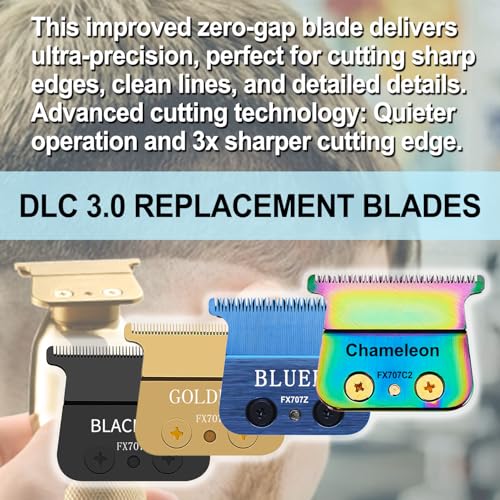 TRAH FX707Z Replacement Blades for BaByliss FX787 & FX726