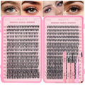 30D 40D Lash Clusters Kit - 640Pcs Natural Wispy Eyelashes