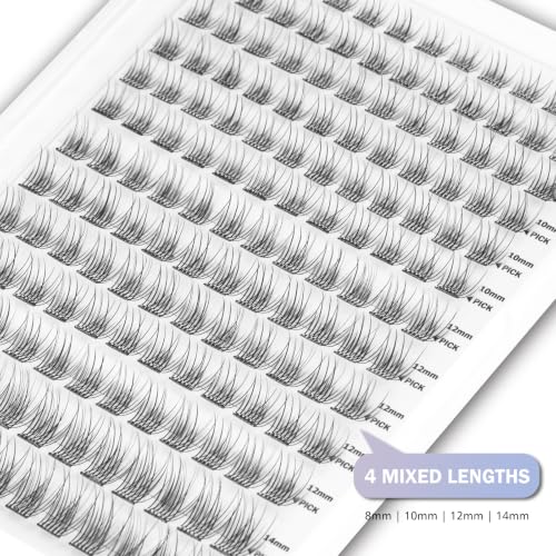 156 Pc Lash Clusters - DIY Eyelash Extensions Mixed Length
