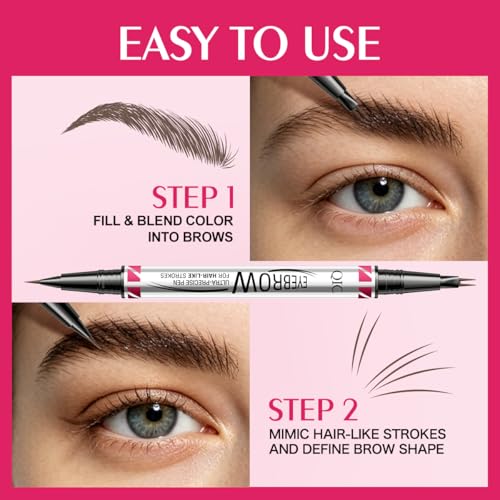 W3W Dual-Ended Microblading Eyebrow Pen - Waterproof & Smudge-Proof