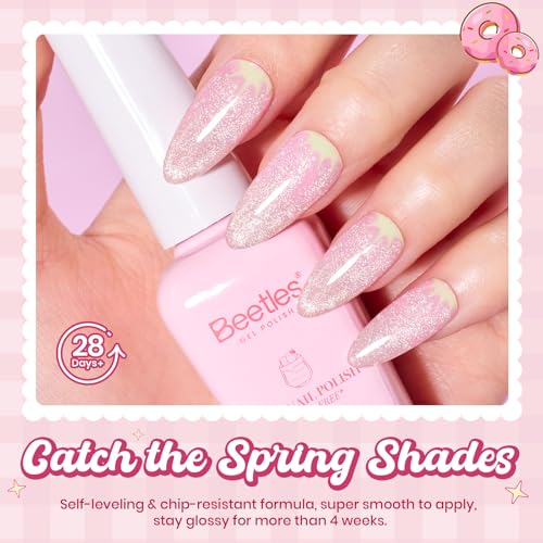 Beetles HEMA-Free Pastel Gel Polish Set - 6 Creamy Colors 9ML
