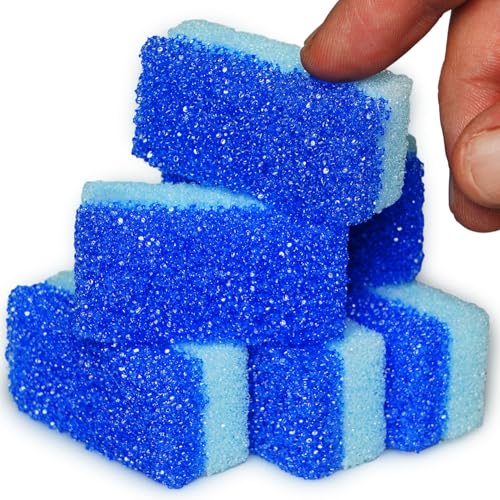 LuccaSani Travel Mini Foot Pumice Stone Callus Remover & Exfoliator (6 Pack)