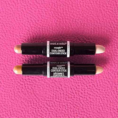 wet n wild MegaGlo Dual-Ended Contour Stick, Light Medium, Cruelty-Free