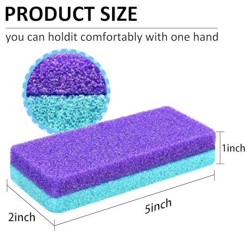 Double-Sided Foot Pumice Stone 6-Pack - Professional Callus Remover