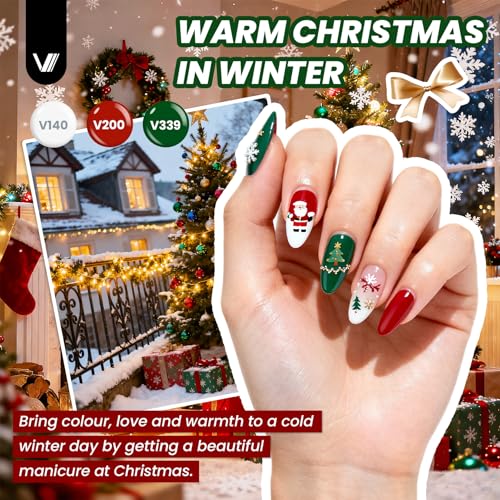 VANREESA 148Pcs Gel Nail Polish Kit with UV Light & Drill - 60 Colors