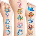 Ocean Sea Animal Temporary Tattoos 108 PCS Party Favors
