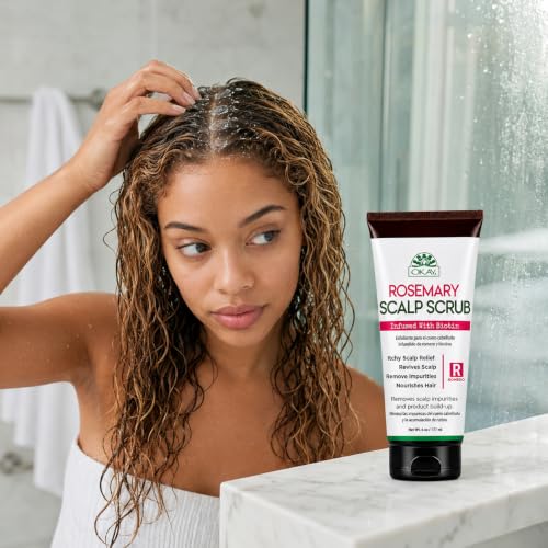 OKAY Rosemary Scalp Scrub with Biotin - 6 oz