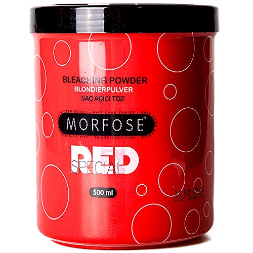 Blue Bleaching Powder for Hair - Salon-Grade Lightener Up to 7 Levels, Dust-Free, 15.8 oz