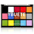 YBUETE 15-Color Face Paint Palette - Water Based, Easy Off