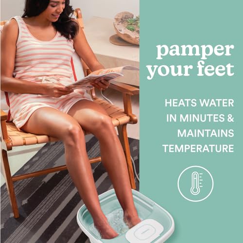 HoMedics Smart Space Elite Footbath with Heat Boost & Bubble Massage