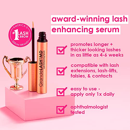 Grande Cosmetics GrandeLASH-MD Lash Enhancing Serum,4 ml - 6 Month Supply