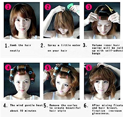 Self-Grip Hair Rollers 20mm 12pc Set - No Heat Curling