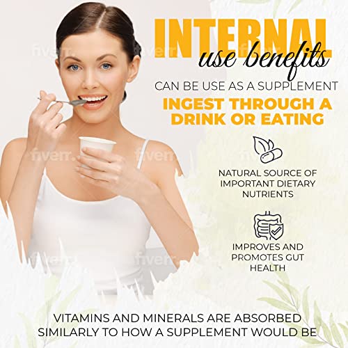 Calcium Bentonite Clay 10 Pounds - Healing Clay to Remove Environmental Toxins for a Whole Body Detox - Health & Beauty Clay from Perfect for Mask, Bath or Wrap.