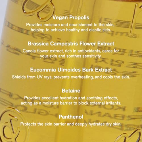 Urbanand Propolis.T Ampoule, Vegan Korean Facial Serum with Vegan Propolis, for Dry and Sagging Skin (50ml / 1.69 fl. oz.), Korean Skin Care