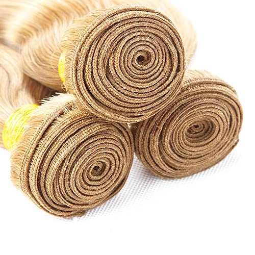 Blonde Body Wave Hair Bundles P27/613 Virgin Human Hair
