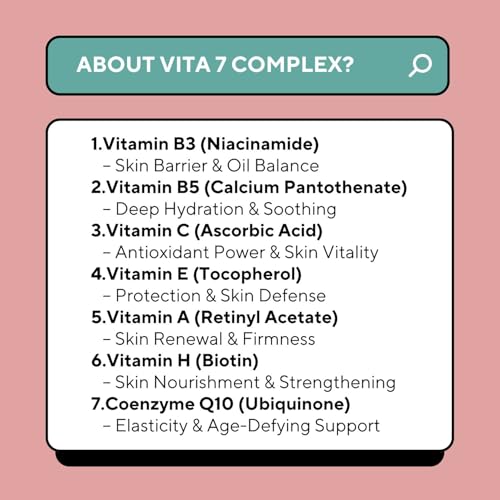 Luminous Elixir Dual Serum for Face with 5% of Vita 7 Complex, Hyaluronic Acid, Vitamin K3 & CoQ10 Sea buckthorn oil, Hydrating & Skin Barrier Repair Anti-Redness Vegan Korean Skincare 50ml