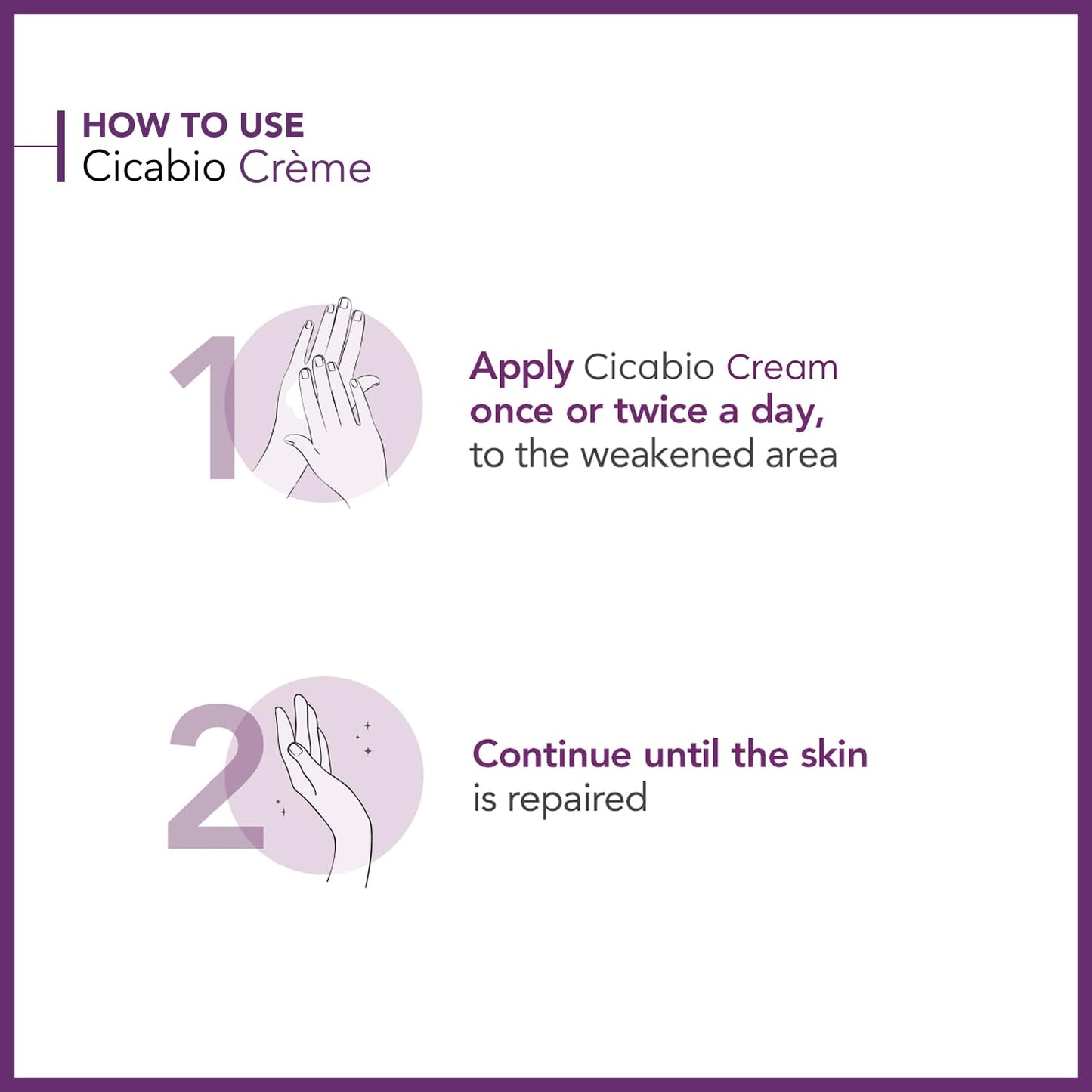 Bioderma - Cicabio - Face Body Cream - Soothing and Renewing Cream - Hydrates, Restores and Soothes the Skin - for Dry Skin Irritations 1.35 Fl Oz (Pack of 1)