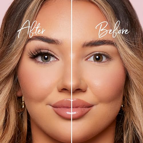 One V Salon 154 Pc DIY Luxe Eyelash Cluster Glam Volume,Fluffy 3D Individual Natural Lash Eyelash Clusters,10-18mm Soft Lashes