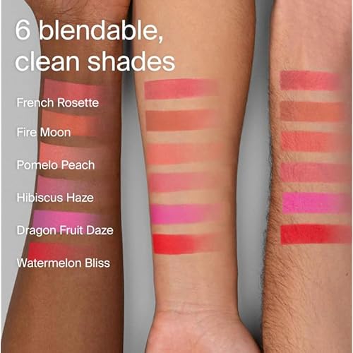 HAUS LABS BY LADY GAGA Color Fuse Blush Powder in Dragon Fruit Daze & ENTEL Blueberry Sheet Masque (BONUS)
