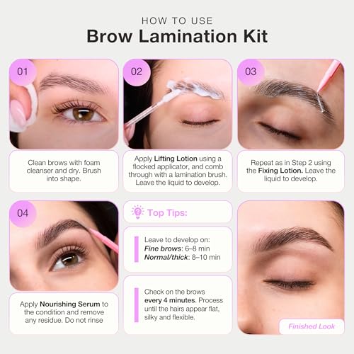 Curacoro Brow Lamination Kit - 4-Step DIY Brow Lift