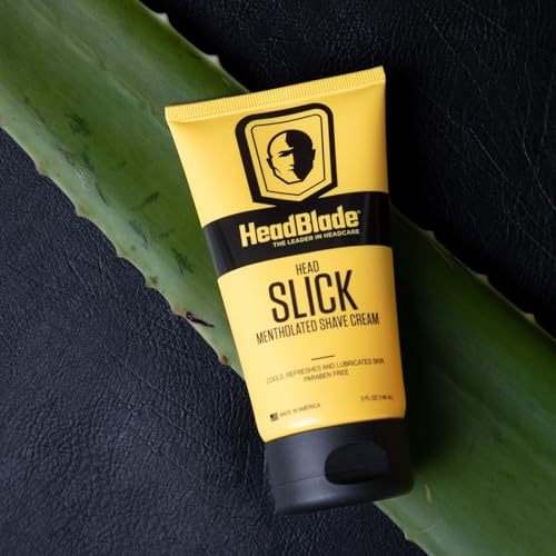 HeadBlade HeadSlick Men's Head & Skull Shaving Cream | No more Nick, Cuts, or Razor Burns | 5 oz (3 Pack)