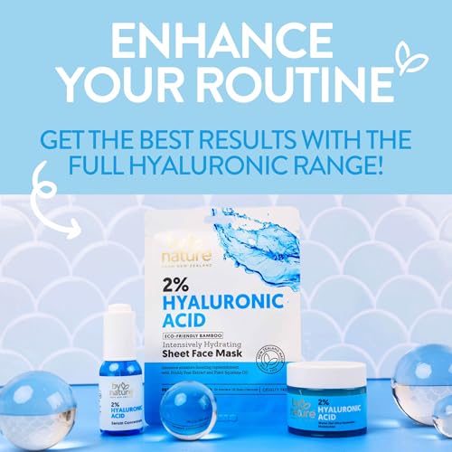 By Nature 2% Hyaluronic Acid Serum for Face & Neck ? Deep Hydration Serum for Dry, Oily & Sensitive Skin ? Lightweight Facial Serum, 1 fl oz