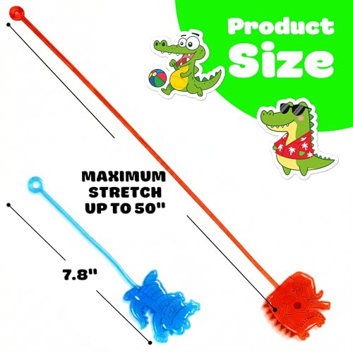 48 PCS Alligator Party Favors - Stick Hands & Tattoos