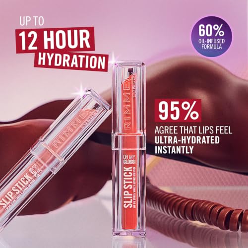 Rimmel Oh My Gloss! Slip Stick Lip Gloss, 400 Rebel