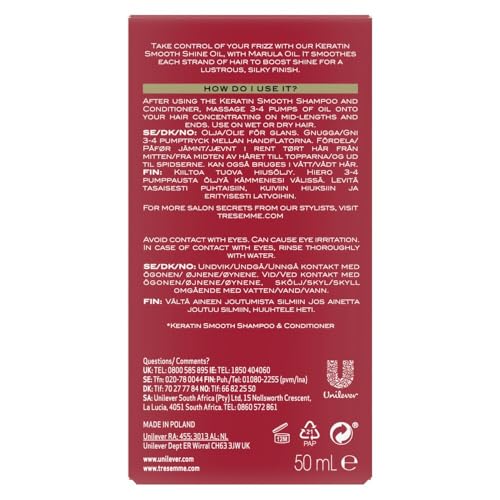 TRESemmé Keratin Smooth Shine Oil 50ml