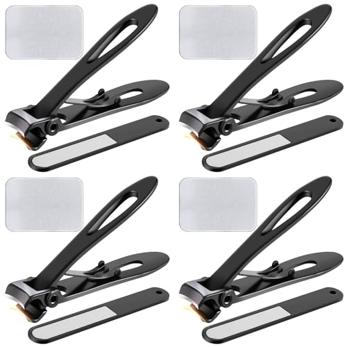 Thick Nail Clippers 15mm Wide Jaw Nail Cutter for Thick Toenail Stainless Steel Heavy Duty Toenail Clippers with Curved Blades Large Toenail Clippers for Men Seniors Elderly