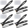 Thick Nail Clippers 15mm Wide Jaw Nail Cutter for Thick Toenail Stainless Steel Heavy Duty Toenail Clippers with Curved Blades Large Toenail Clippers for Men Seniors Elderly