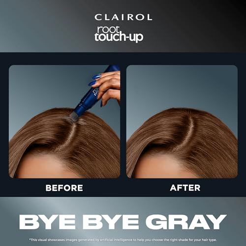 Clairol Root Touch-Up Semi-Permanent Hair Color Gel 4 Dark Brown – 1.5 Fl Oz Pack of 2