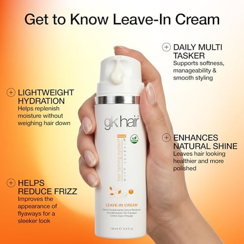 GK HAIR Keratin Leave-In Conditioner for Dry & Damaged Hair 4.4 oz