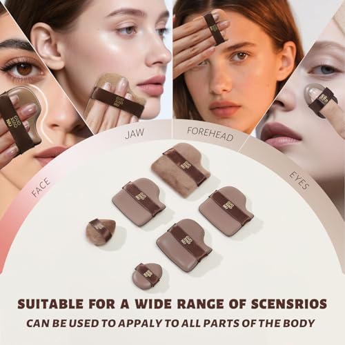 24pcs Powder Puffs Set With 4 Cases, Cushion foundation puff, Velour Makeup Puff, Setting Powder Puff, Reusable & Washable, Ideal For Foundation, Powder Cream, Setting, Christmas Gifts For Women