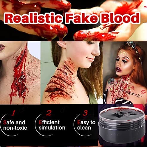 Mysense SFX Makeup Kit - Liquid Latex Scar Wax & Stage Blood