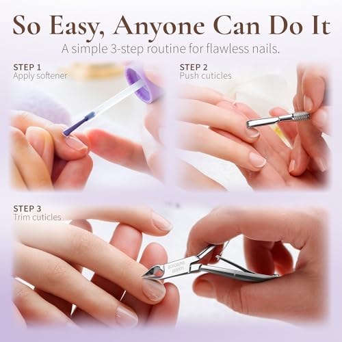 BOXGROVE Beauty Professional Stainless Steel Cuticle Nipper & Trimmer