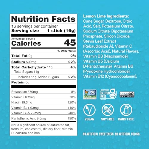 Liquid I.V. Hydration Multiplier - Lemon Lime Electrolyte Drink Mix