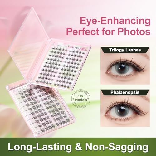 Squsaya Manga Self Adhesive Eyelash Clusters 60PCS 12MM