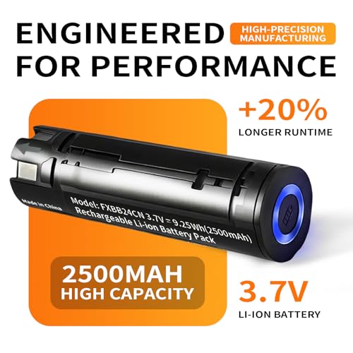BaBylissPRO FXBB24 Replacement Battery - 2500mAh, 3-Pack with LED Indicator