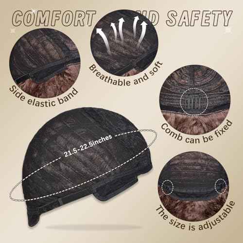 Afro Wigs for Black Women 70s Afro Kinky Curly Wig with Bangs Bouncy Huge Fluffy Puff Wigs Synthetic Hair for Cosplay Daily and Party 14Inch