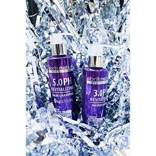 abril et nature - Professional Shampoo 5.0 PH Revitalizing - Protect and Maintain Your Color - Long Lasting - Sulfate and Paraben-Free - Professional Hairdressing Treatment - Greater Shine - 1000 ml