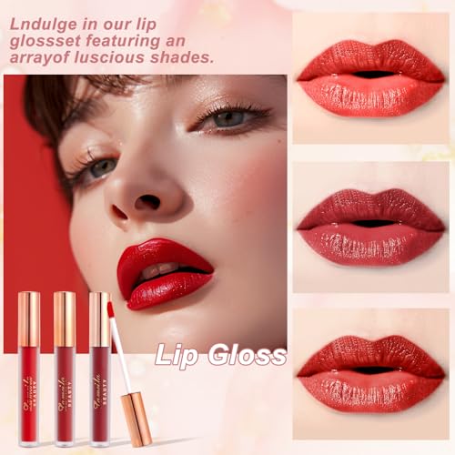AOLIKOKO All-In-One Makeup Kit for Women - 12 Color Palette & More