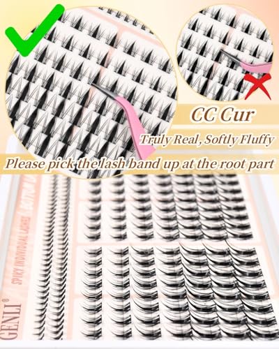 Manga Lash Clusters with Bottom Lashes - 126pcs DIY Extensions