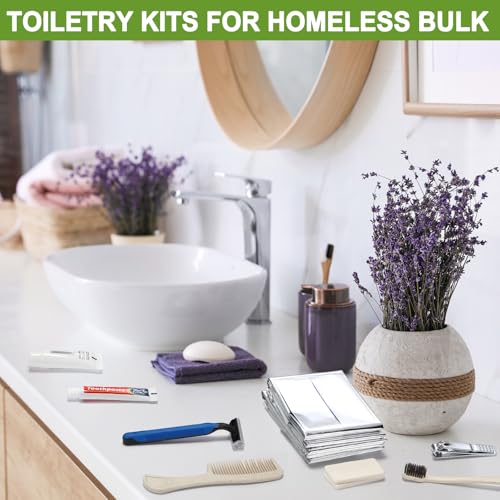 Coume 24-Set Homeless Care Package Winter Hygiene Kit Bulk