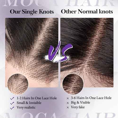 13x6 Frontal HD Lace Body Wave 18 Inch, SKINLIKE Lace Frontal Only,0.095mm Ultra-thin Invisible Real Swiss Lace RAW Virgin Human Hair Single Knot Pre-Plucked with Baby Hair